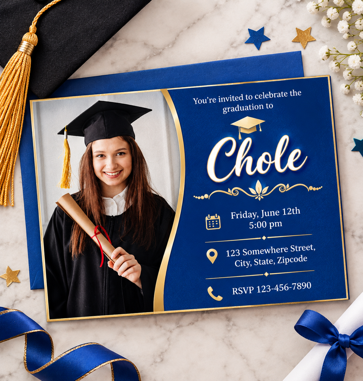 Graduation Invitation Template