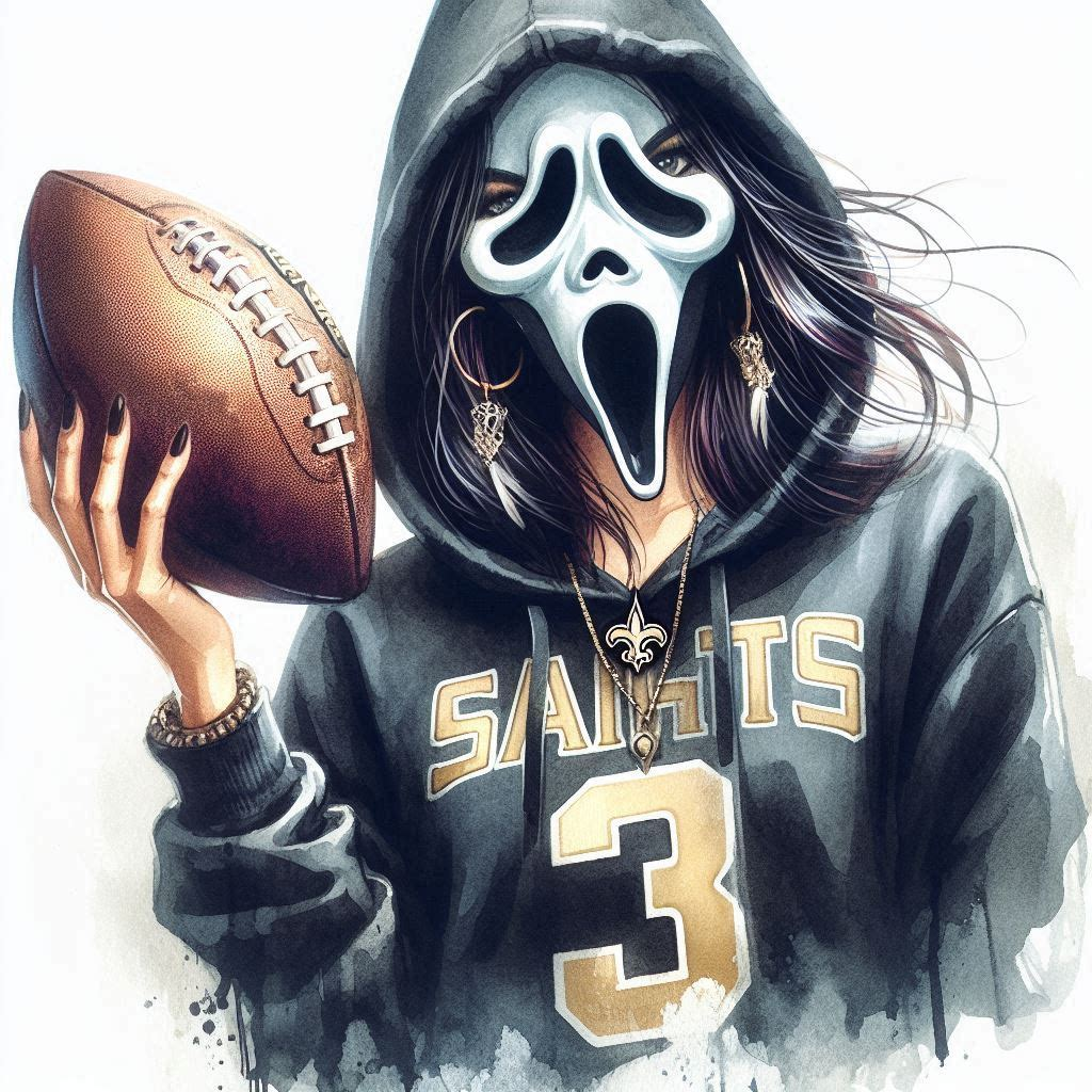 NFL ghost face