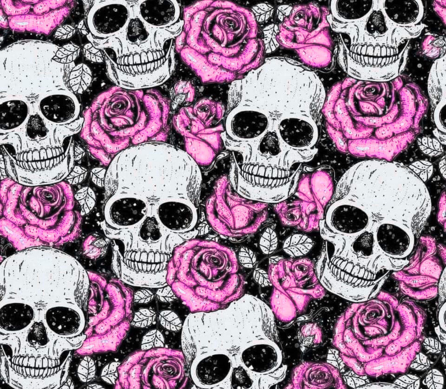 Skull with Roses