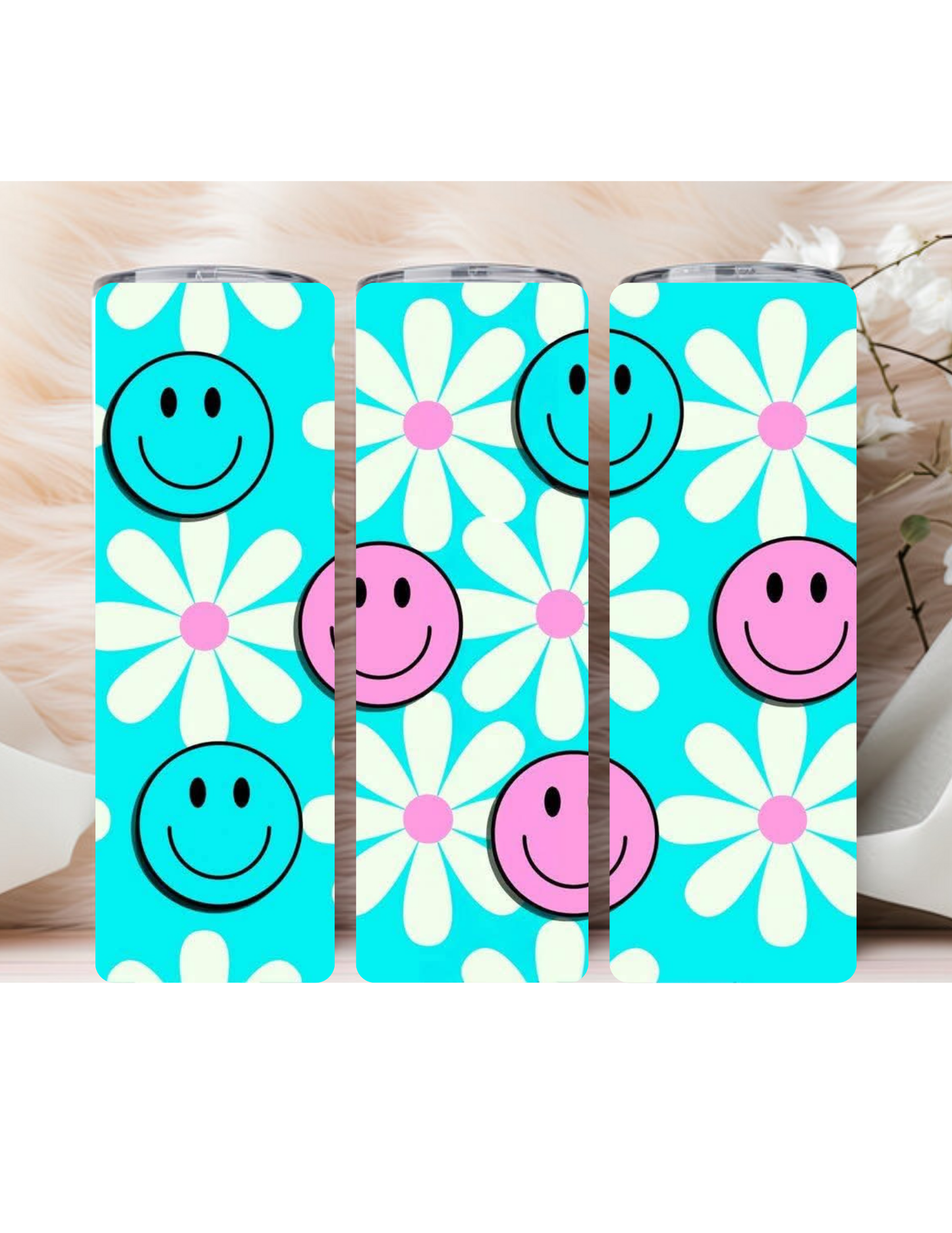 Daisy with a smiley face