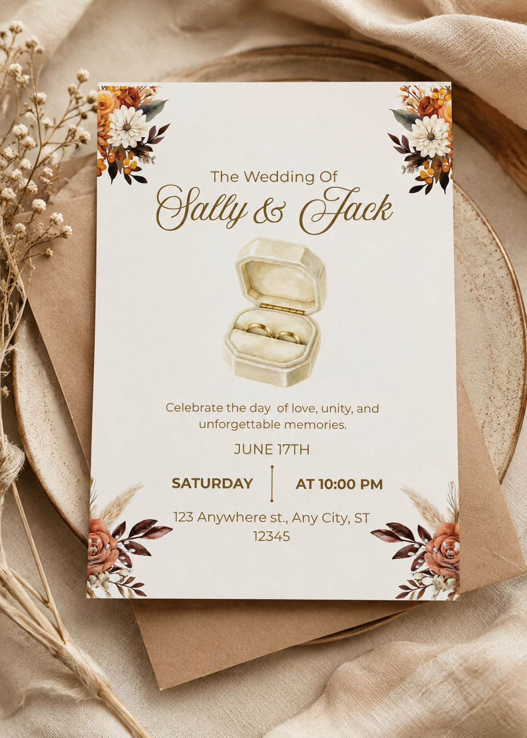 Wedding Invitation Template