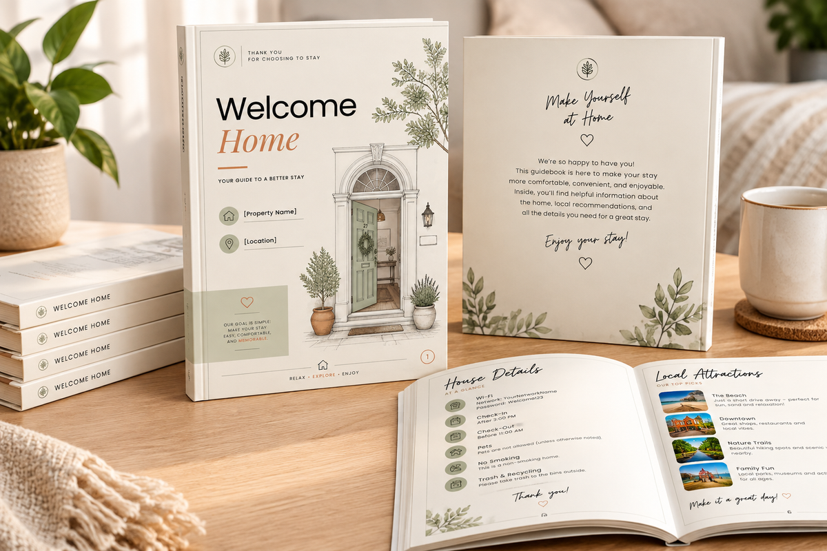 Airbnb Welcome book Template