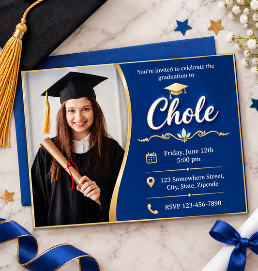 Graduation Invitation Template
