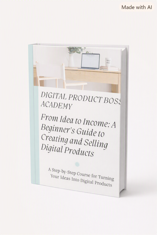 Digital Product Boss Academy Course Workbook