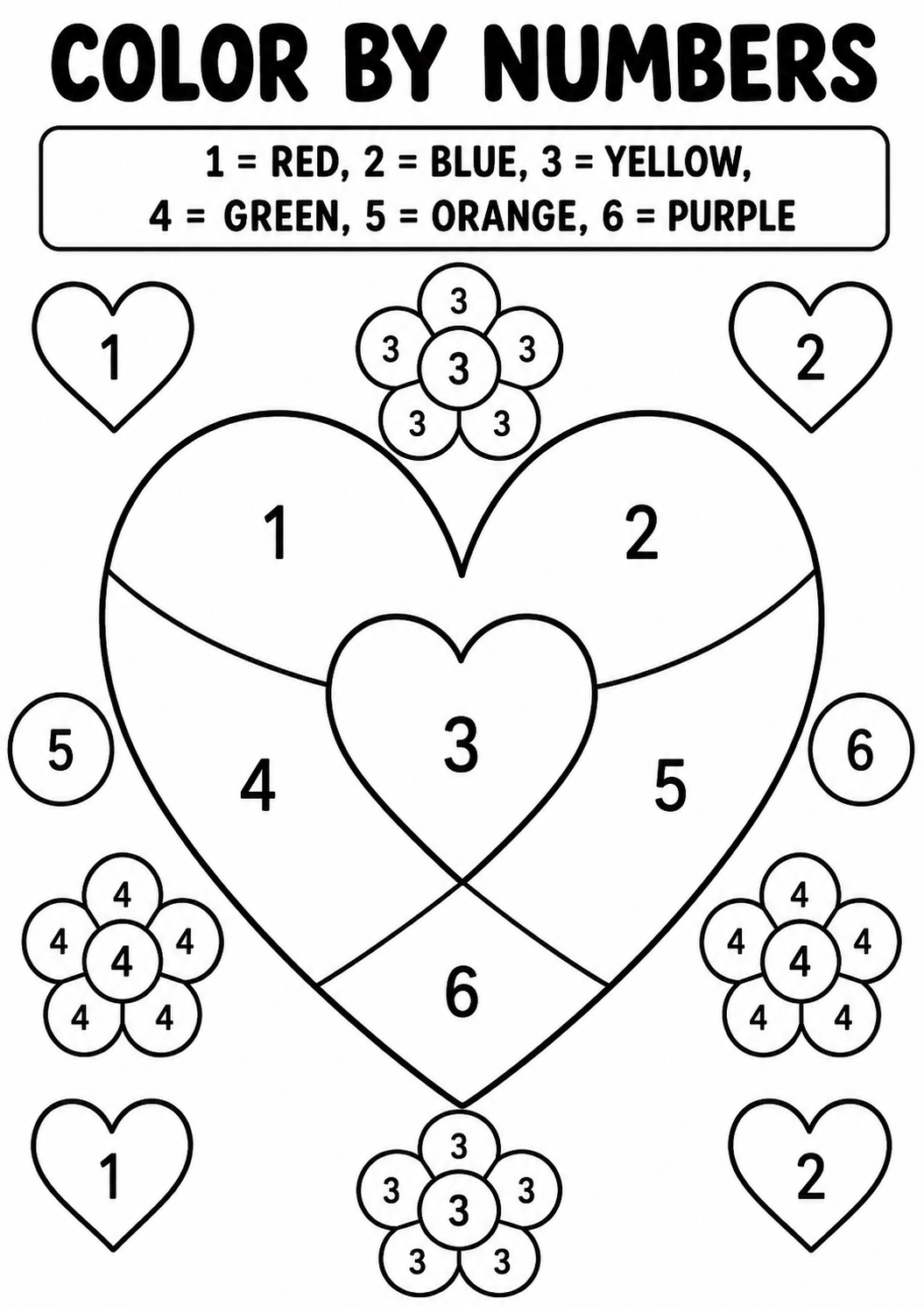 Color by number