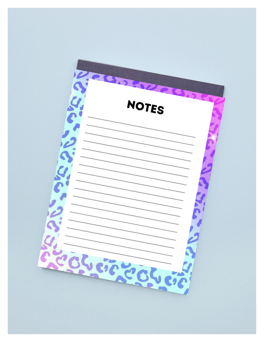 Cheetah notepads