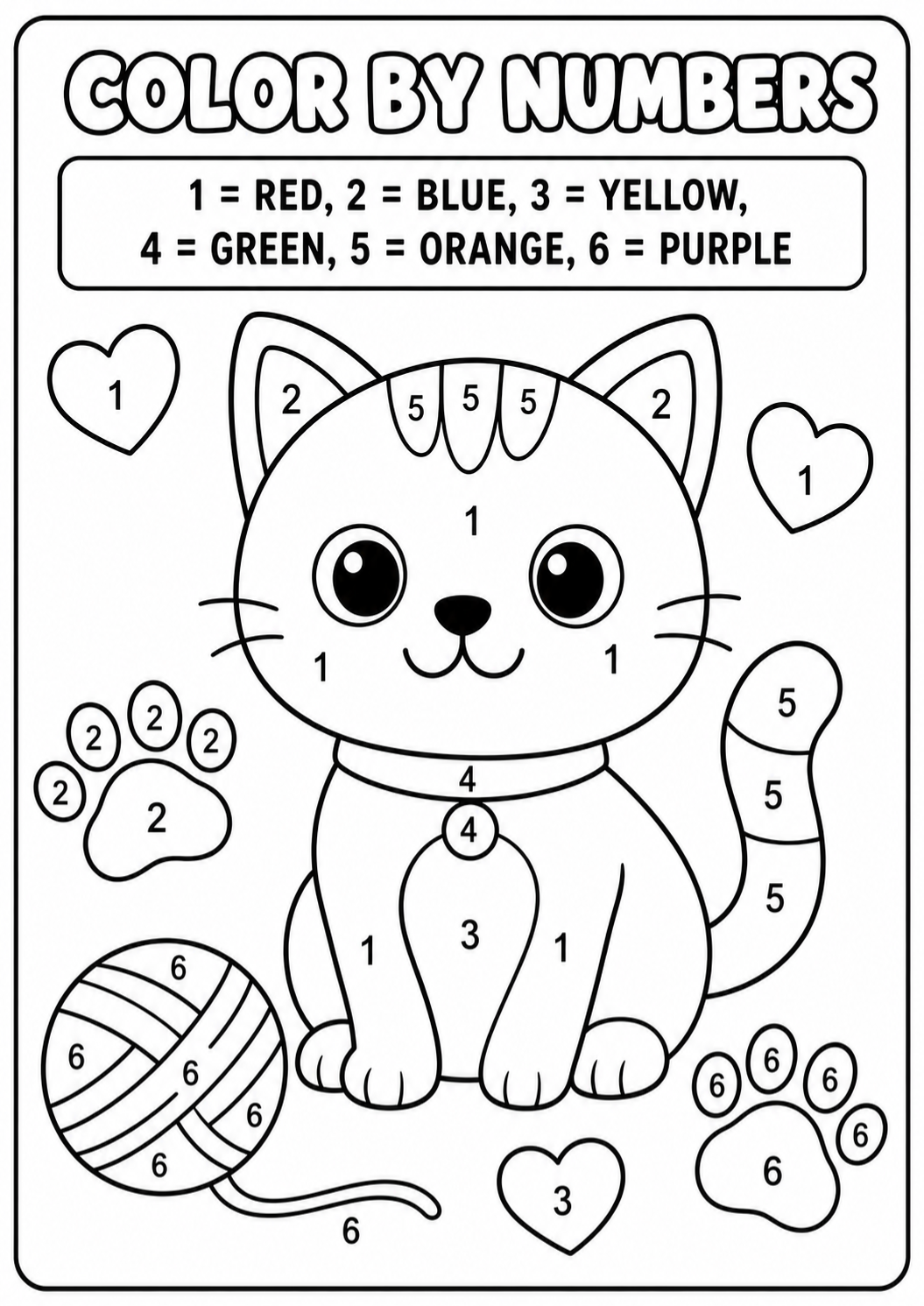 Color by number