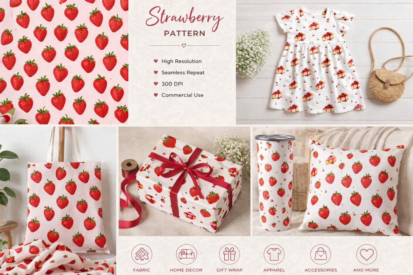Strawberry pattern