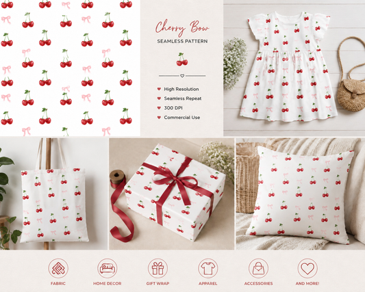 Cherries and bows