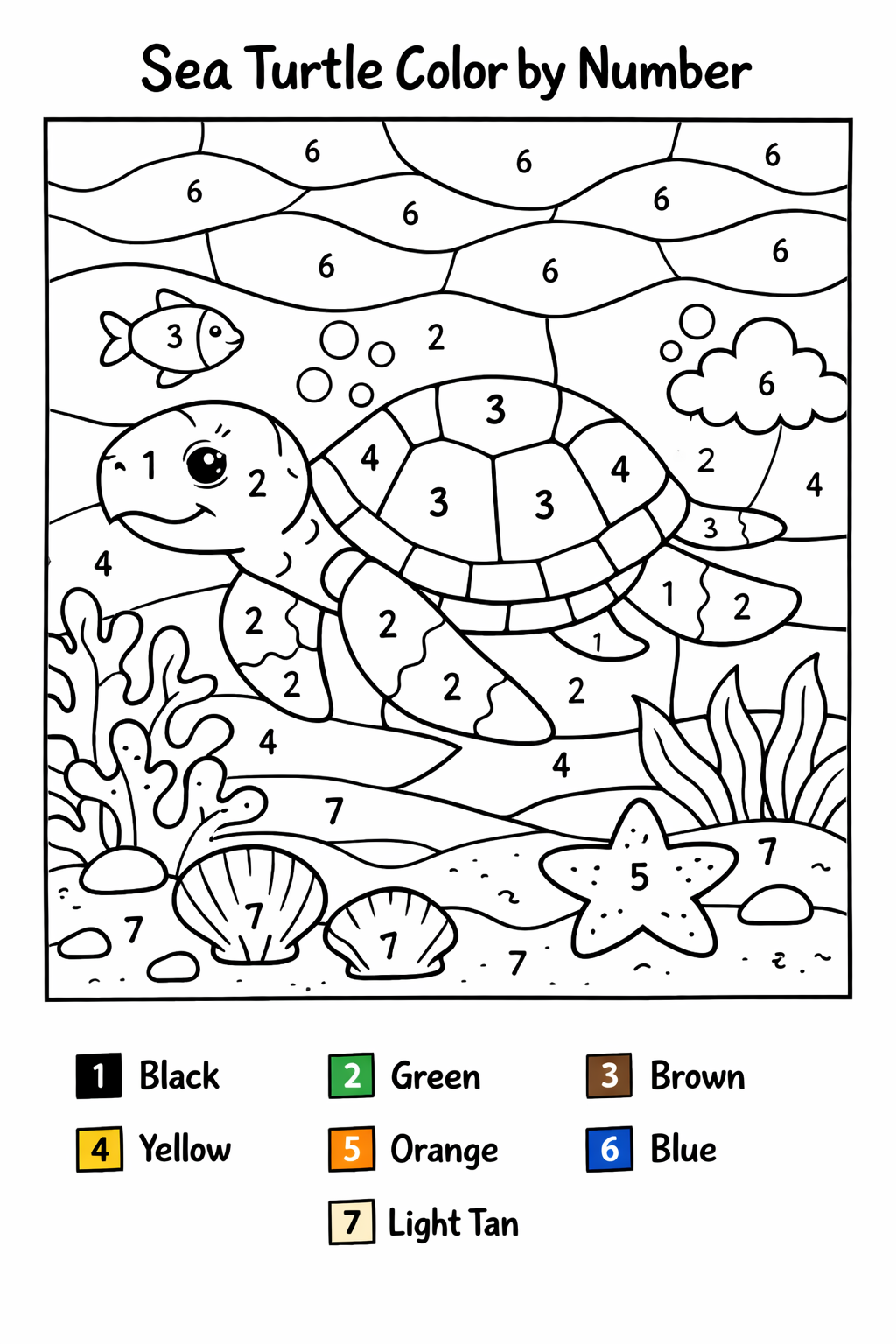 Color by number