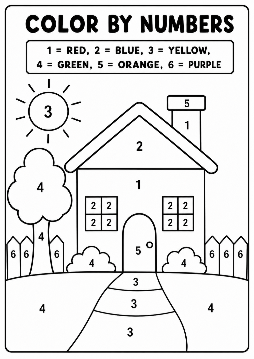 Color by number