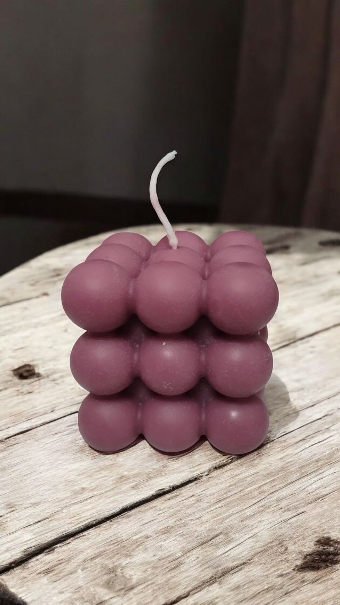 Cube candle