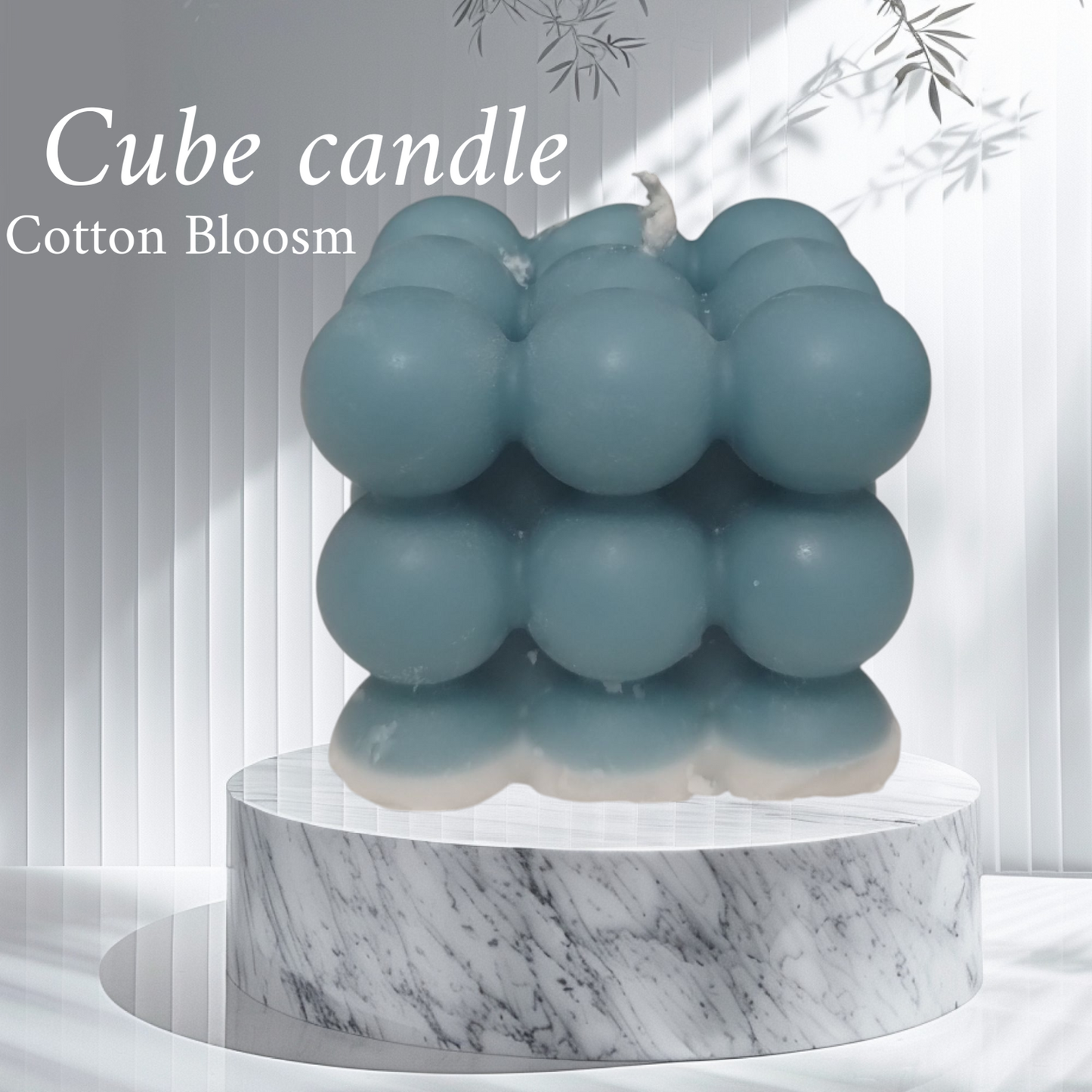 Cube candle