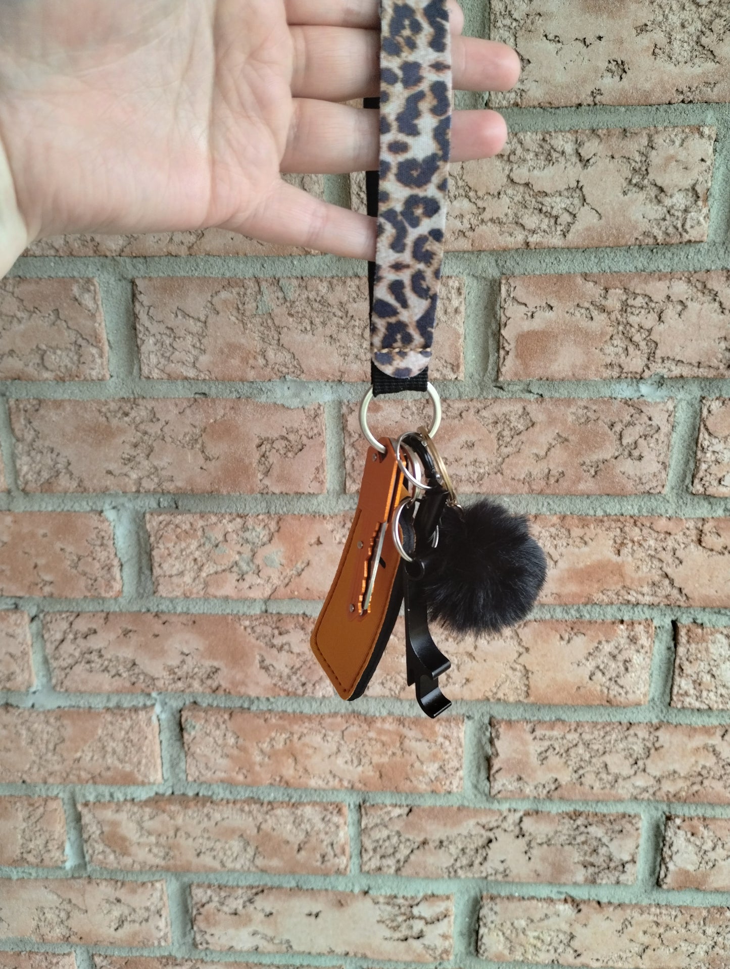 Soft wristlet self defense keychains
