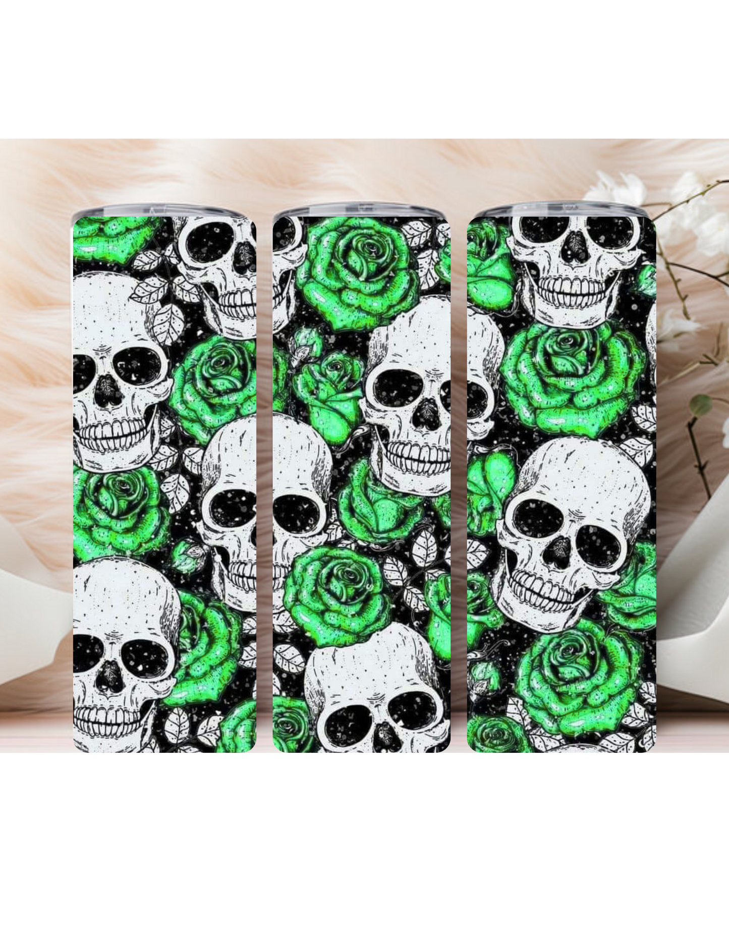 Skull with Roses