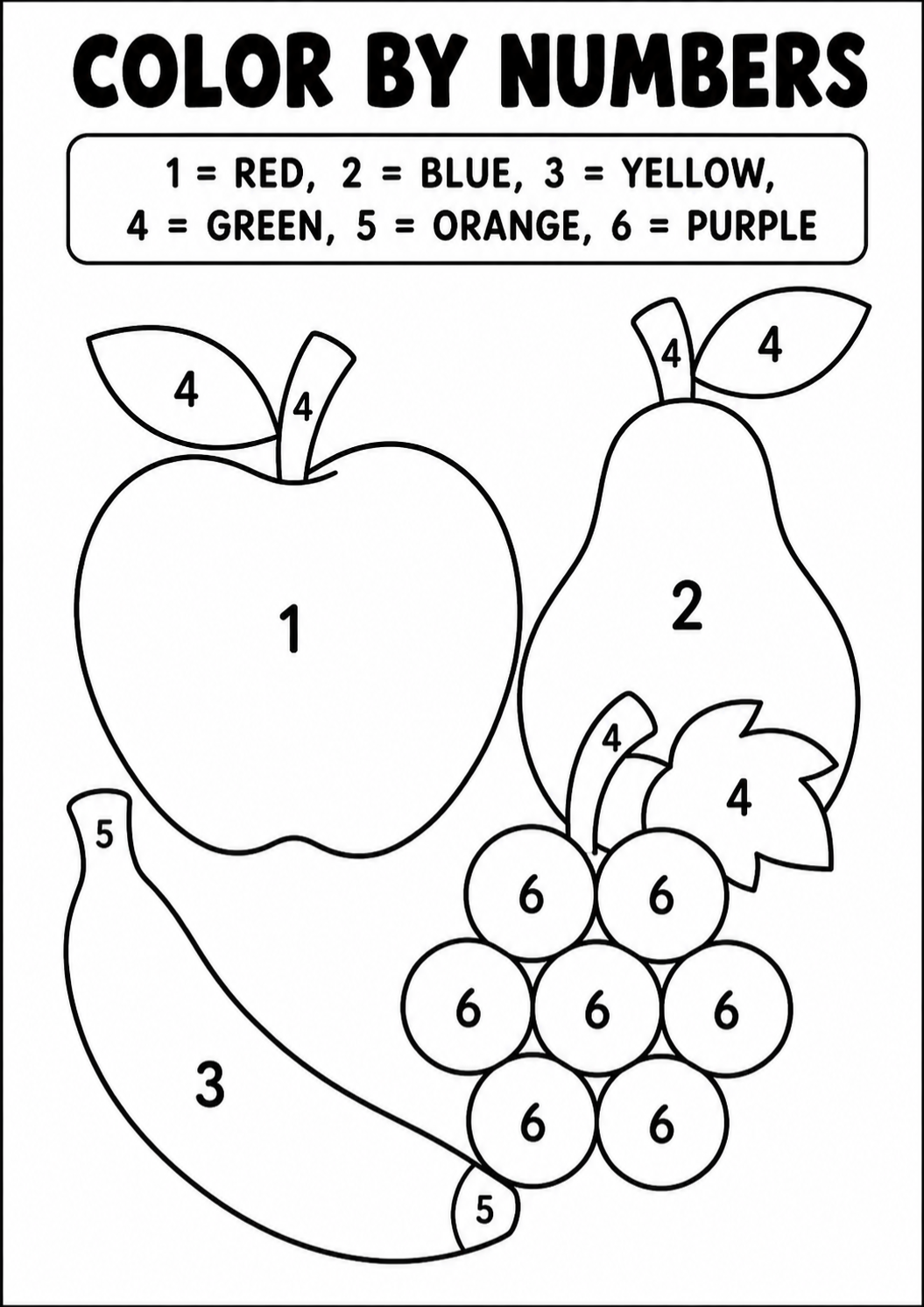 Color by number