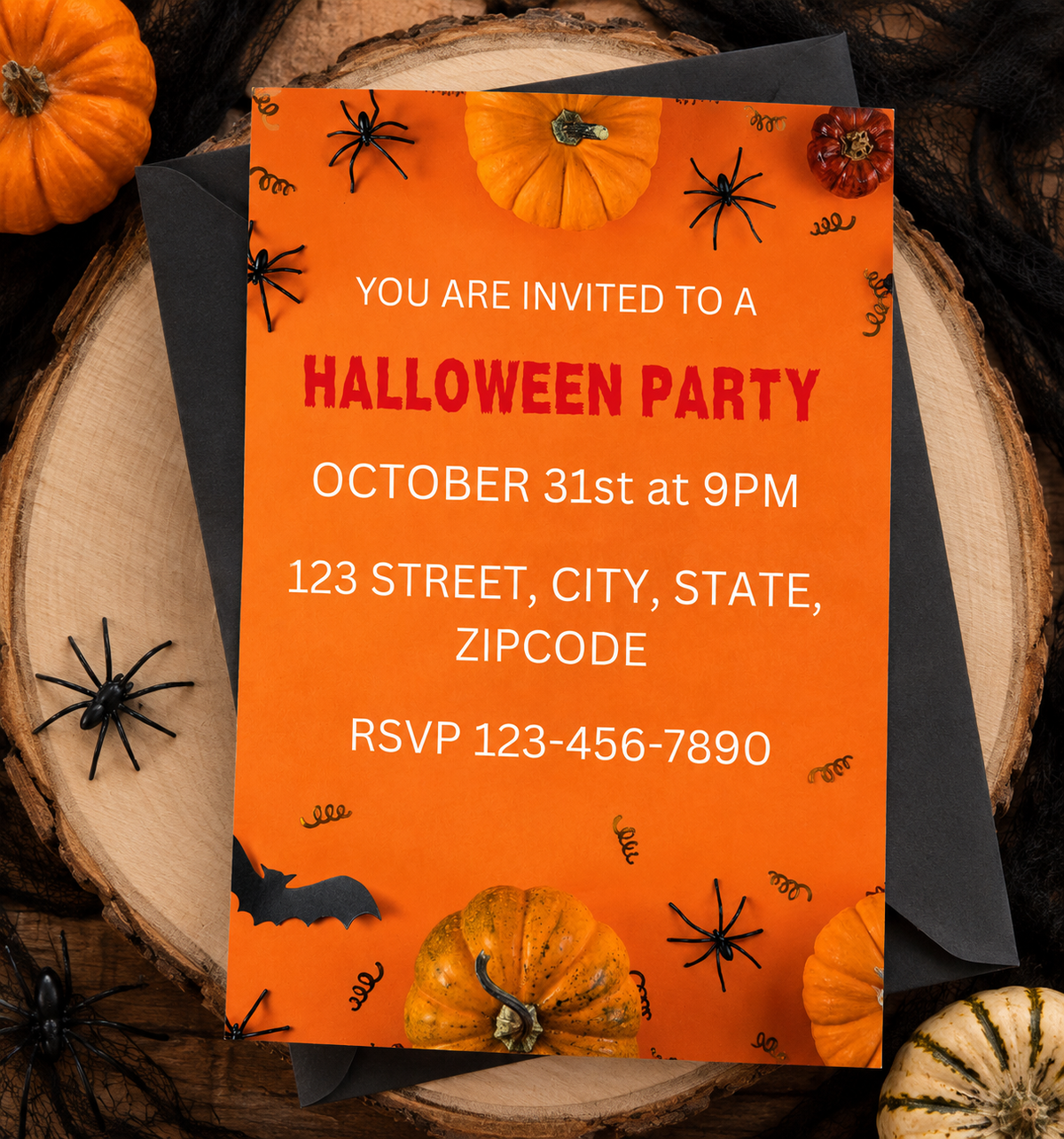 Halloween Invitation Template